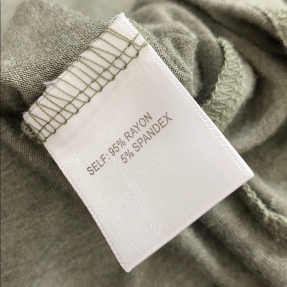 JANE & DELANCEY Deep Green Knotted Hem Top Medium - Picture 6 of 6